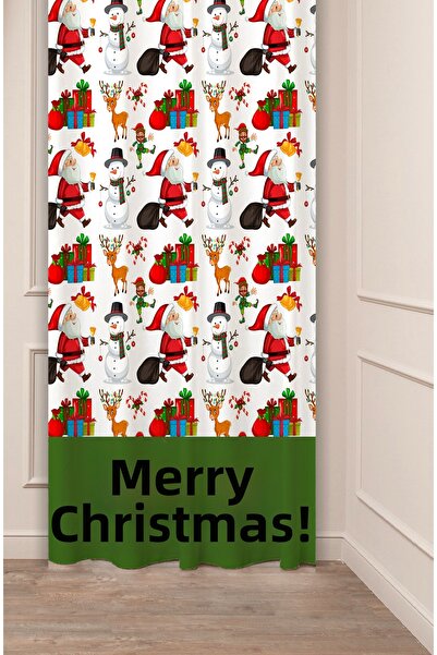 GREENDECOR Christmas Pine Tree Christmas Tree Snow New Year Christmas Pattern...