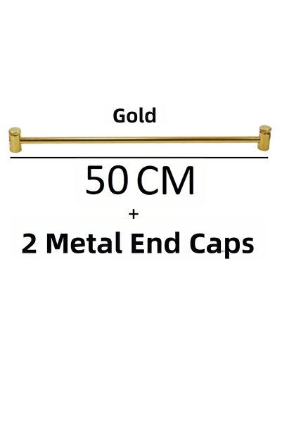 VENTİ PERDE Tijă BRIZ METAL GALBEN AUR 1BUC + CAP