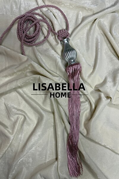 LisabellaHome Δέσιμο κουρτινών, κορδόνι κουρτινών, θήκη κουρτινών και ροζ καρ...