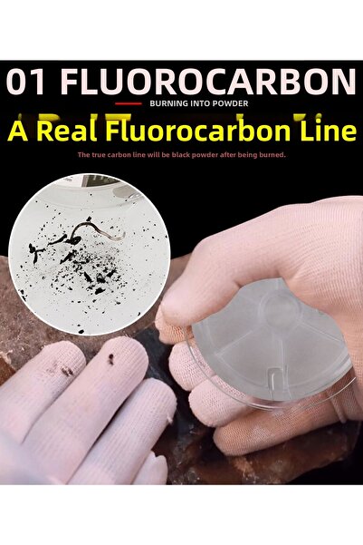 DORISEA Topcarbon 100% Fluorocarbon-0.34 مم، 100 متر، سحب 9.20 كجم