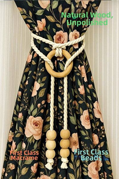 Armashine 2 bucăți de cleme pentru perdele cu mărgele – Suport pentru inel pe...