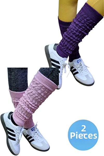 Uniquetrenders Set de 2 jambiere de tricotaj fără picioare Four Seasons pentr...