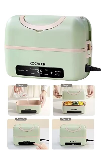kochler ترمس وسخان طعام كهربائي خالي من مادة BPA سعة 1.2 لتر للمنزل والمكتب و...