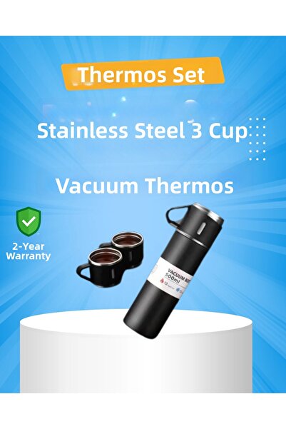 CT STONES Stainless Steel Thermos Set |   500 ml Capacity, 6-12 Hours Heat Pr...
