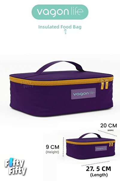 Vagonlife Θερμομονωμένη θερμομονωμένη τσάντα μεσημεριανού γεύματος Τσάντα μεσ...