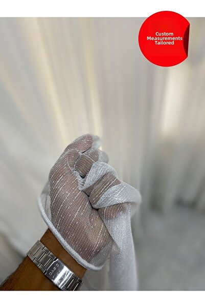 Emes Tul, Cortina, Linie Slub, Tulle, Canada, Tulle, Tulle simplu, Dense, Pli...