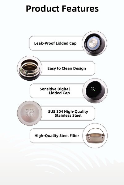 İkon store 500 Ml Graduated Thermos