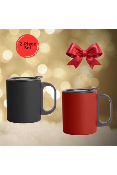 Kale Termos طقم من كوبين من الفولاذ المقاوم للصدأ، كوب حراري من الفولاذ المقا...