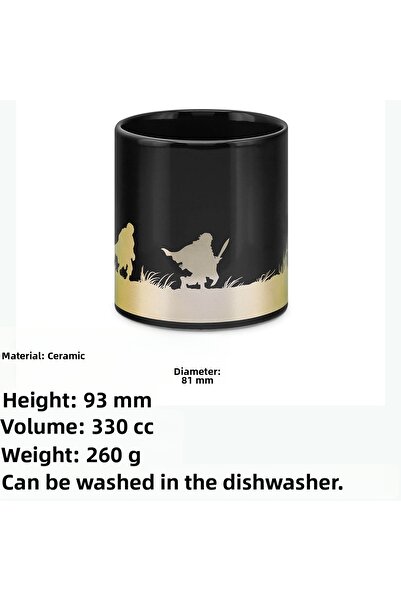 Next Plus Licensed the Lord of the Rings Black Journey Ceramic Mug Cup