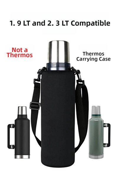 Kelira Thermos Carrying Bag Neoprene Fabric Compatible with 1.9 Lt and 2.3 Lt...
