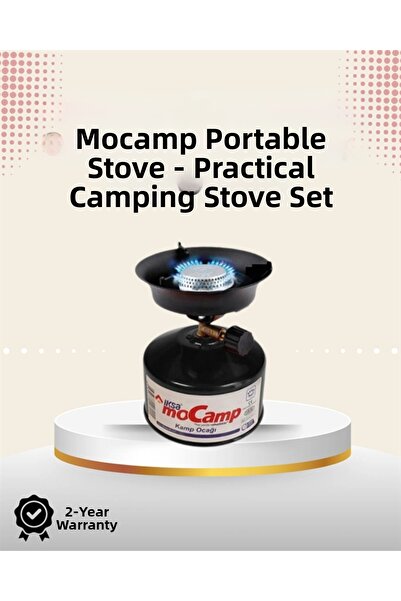 Epilons Sobă de camping durabilă, rezistentă la rugină și la temperaturi ridi...