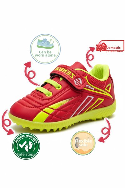 ZENEGE Soccer Cleats Children's Soccer Cleats Turf Field Shoes