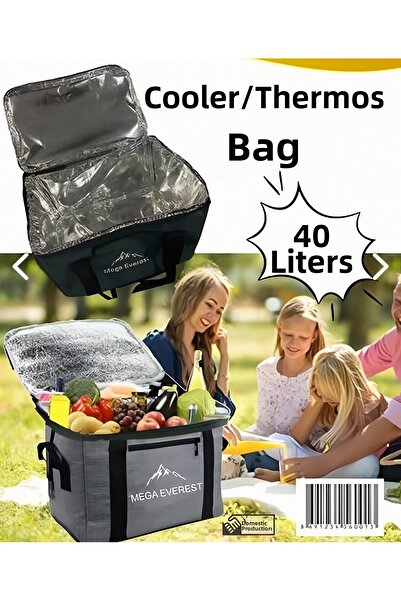 Tesa Thermal Insulated Thermos Cooling Food Drink Beverage Carry Bag