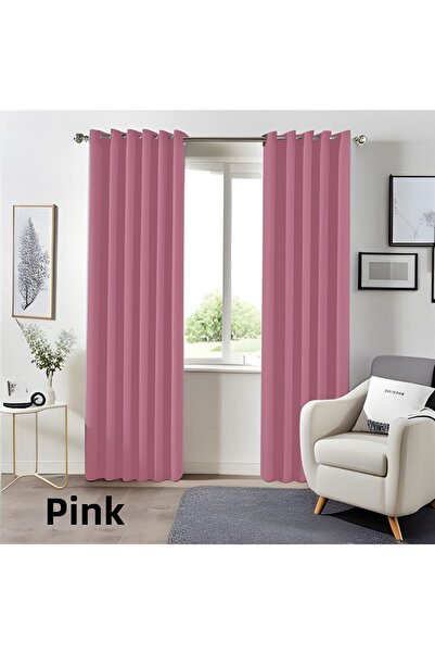MebelPort Curtain Blackkout Fountain Stitching Shape Single Wing