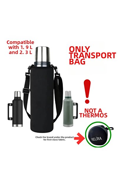 Stanley Neoprene Thermos Bag with Shoulder Strap - 2.3 Lt Classic Bag Durable...