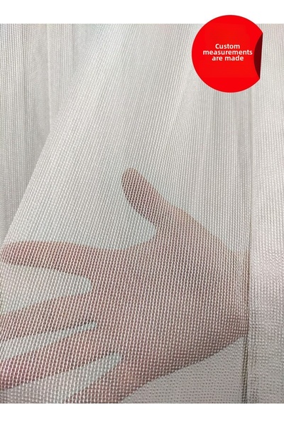 Emes Tul de oțel, pliat dens, 1/3, nu poate fi călcat, tul, perdea