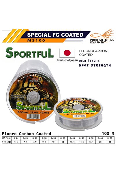 Port Fish Portfish Sportful Fishing Line 100 Mt Continuous 0.45 (Continuous 1...