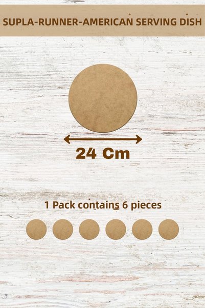 lexi Supla American Service Runner Mdf 3 mm Thickness 50 Size Options (1-50 cm)