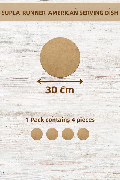 lexi Supla American Service Runner Mdf 3 mm Thickness 50 Size Options (1-50 cm)