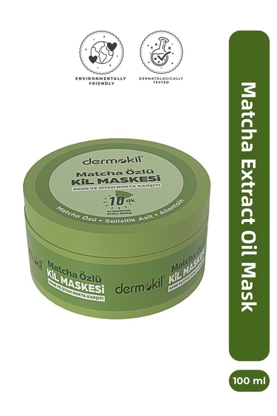 Dermokil Matcha Extract Anti-Acne and Blackhead Clay Mask 100 ml