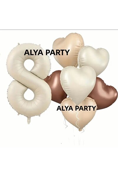 ALYA مجموعة عيد ميلاد الحفلات مع بالونات من رقائق الفويل وألوان قديمة على شكل...