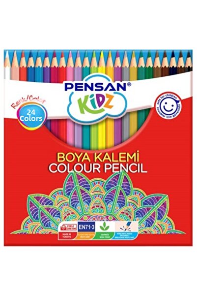 Pensan كيدز كوروبويا 24 لون أقلام تلوين كاملة