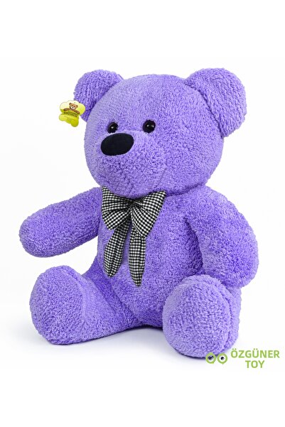 Özgüner Oyuncak Sitting Plush Teddy Bear with Bow Tie – Soft and Cute Gift Bear