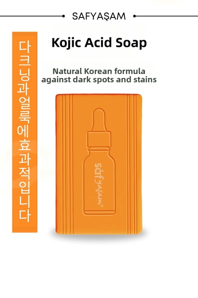 Safyaşam صابون حمض الكوجيك ذو المظهر المشرق مع تأثير حمض الكوجيك صابون حمض ال...