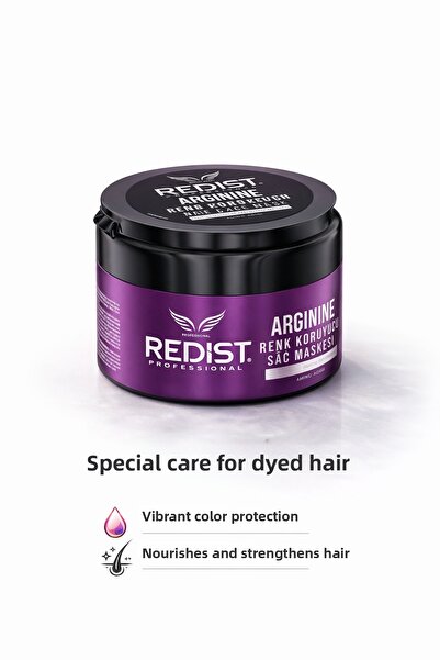 Redist قناع الأرجينين للعناية بالشعر - القوة والإبداع - نباتي 250 مل