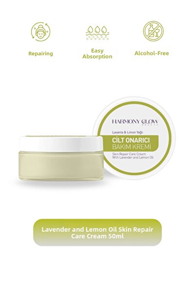 Harmony Glow Beauty كريم العناية بالبشرة بزيت اللافندر والليمون