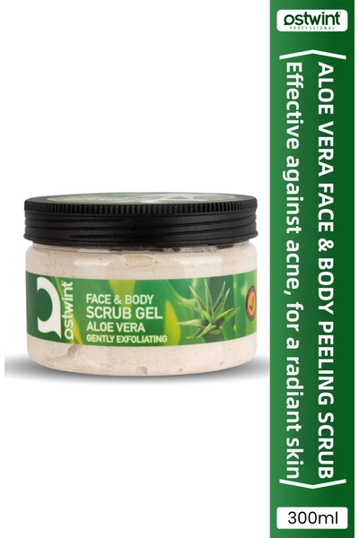 Ostwint Face And Body Skin Care Scrub Peeling Mask Alo Vera 300 ml