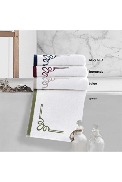 Sarev Kiros Claret Red Cotton Towel 50 X 90 cm