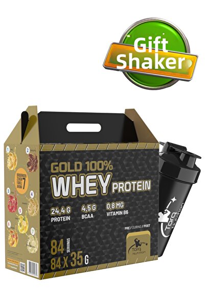 Torq Nutrition بروتين جولد وي - 35 جم × 84 كيس، نكهة مختلطة