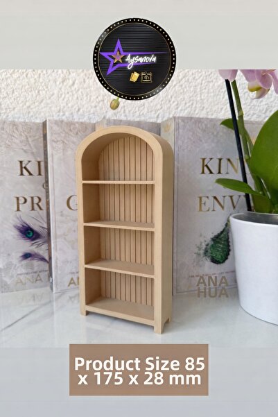 aysanova Miniature Bookshelf 2, Miniature Library, Book Lovers, Hobby