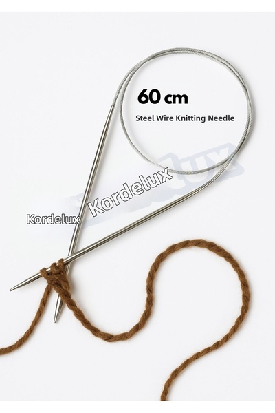 Kardelux Steel Wire Fishing Net - Round Net - 60 cm Length