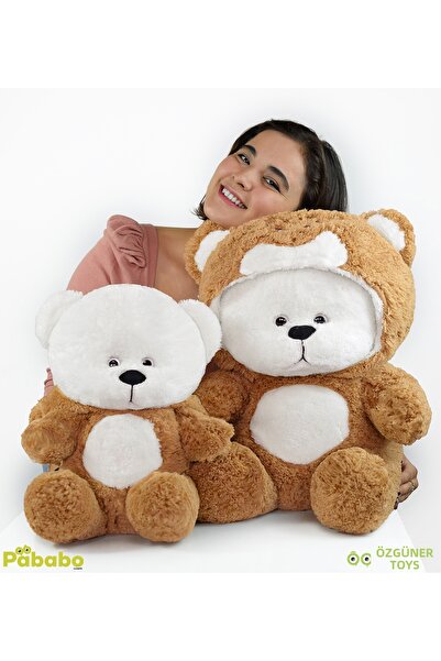 Pababo 90 cm Hooded Sleepy Plush Teddy Bear Panda