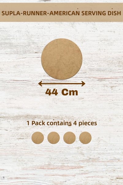 lexi Supla American Service Runner Mdf 3 mm Thickness 50 Size Options (1-50 cm)