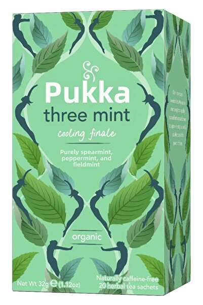 Pukka Three Mint Organic Herbal Tea