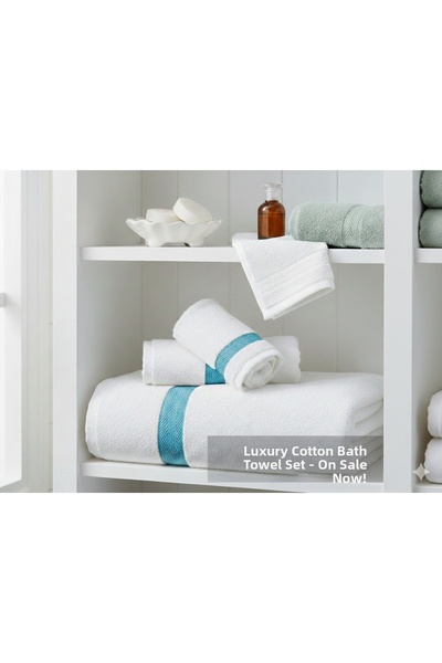 LUINN Bath Towel White 100% Cotton 70*140