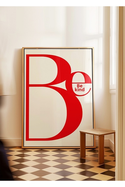 ARTHOUSECOLLECTIVE Să fieți curtoz - Tipografie modernă - Poster fără cadru î...