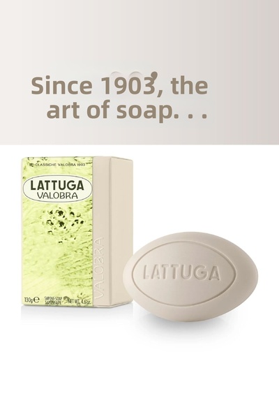 Valobra Lattuga Soap 45 Gr Gentle Care Suitable for Makeup Removal for Sensit...