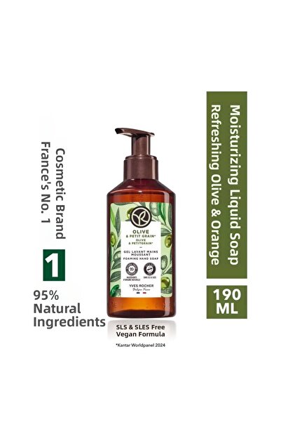 Yves Rocher صابون سائل - منعش بزيت الزيتون والحمضيات - لا يحتوي على SLS وSLES...