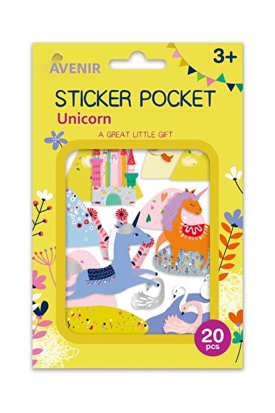 AVENİR Set cu abtibilduri - Unicorni