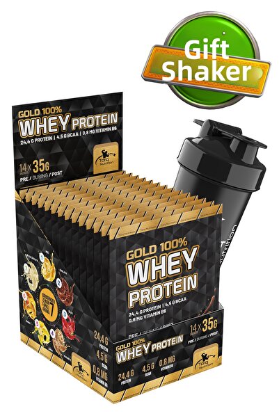 Torq Nutrition 35 جرام بروتين ويل ذهبي - 14 كيس موز