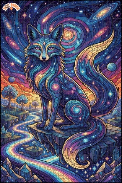 Teona Ahşap لغز خشبي بإطار مزدوج الطبقات من فن الفسيفساء الكوني 1000 قطعة 70x50