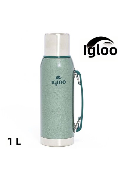 IGLOO قارورة ترمس كلاسيكية سعة 1 لتر من ليجند بوتي باللون الأخضر