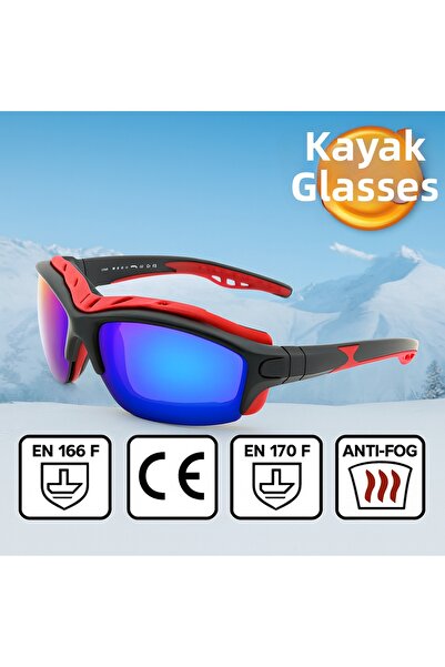 TomyHelf نظارات كاياك مضادة للضباب مع فتحات تهوية وحماية من الأشعة فوق البنفس...