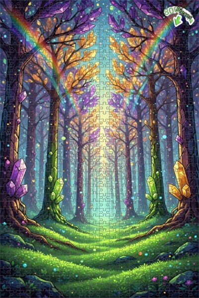 Teona Ahşap لغز خشبي بإطار مزدوج الطبقات من كريستال أوراند ووندرلاند 800 قطعة...