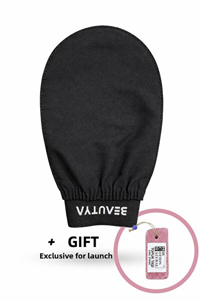 BEAUTYA قطعة واحدة من قفازات تقشير الحمام باللون الأسود بنسبة 100% من الحرير ...