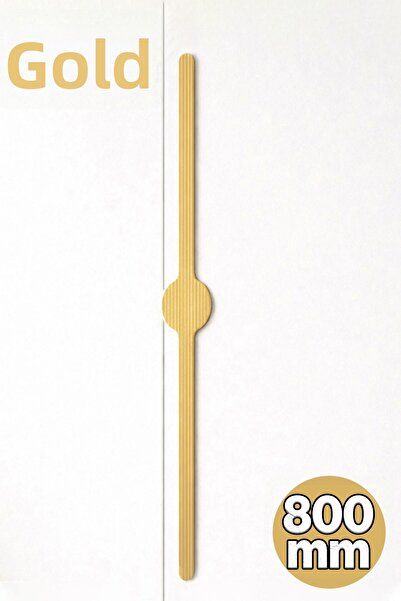 Badem10 مقبض درج ذهبي مطفي مخطط من سارال 800 مم مقبض باب خزانة الملابس ملحق أ...